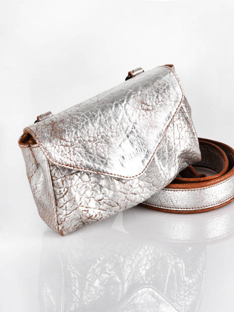 Cross Body Tas S Suzon Argento Leder Paul marius Grijs argento SUZSARG ander zicht 2